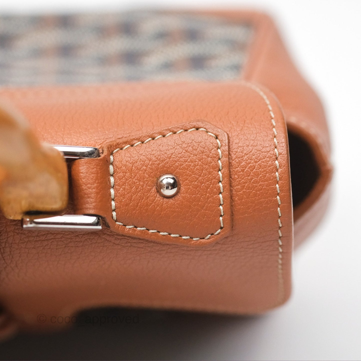 Goyard Saïgon Mini Bag Tan Goyardine Canvas/Chevroches Calfskin