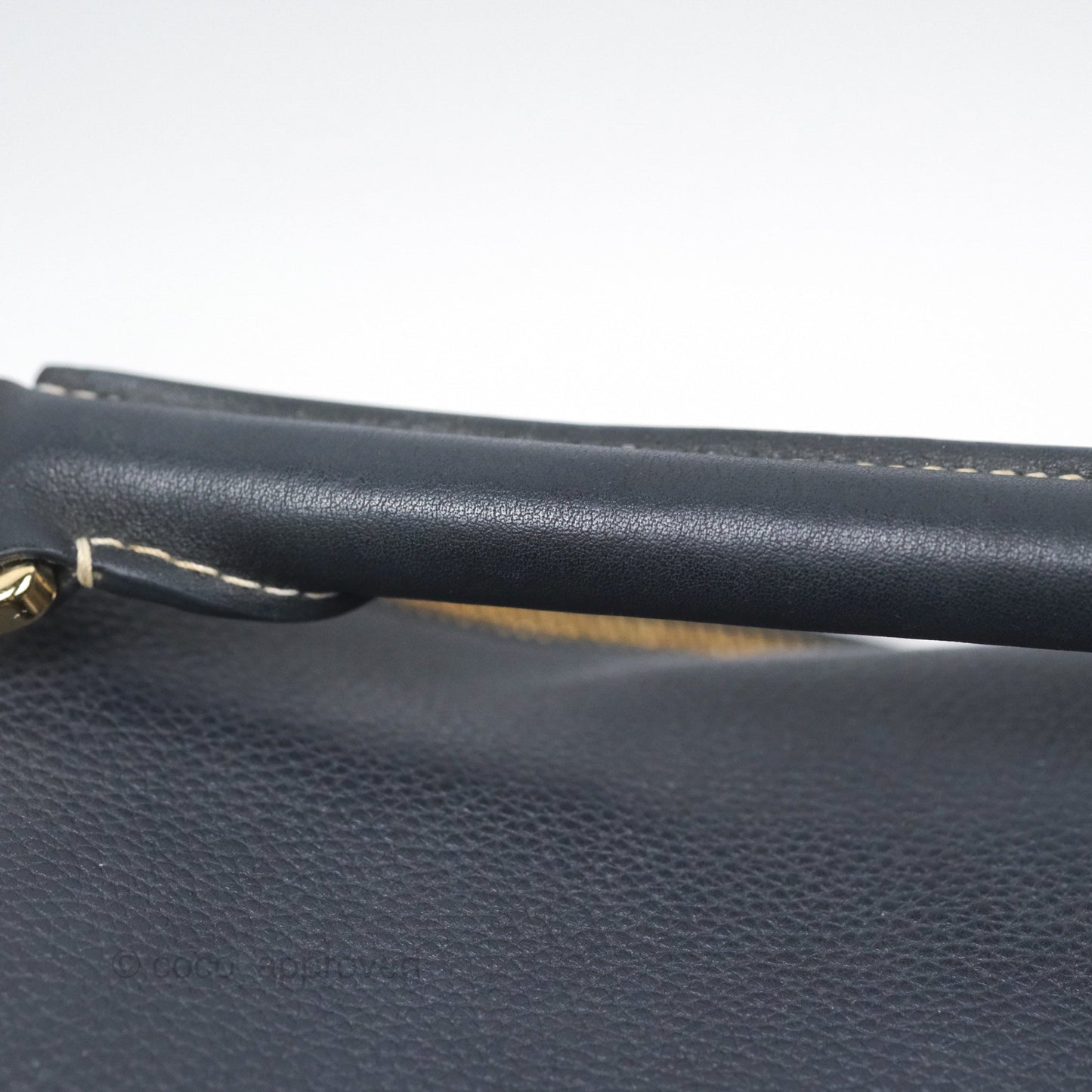 Loewe Medium Puzzle Bag Navy Calfskin Gold Hardware