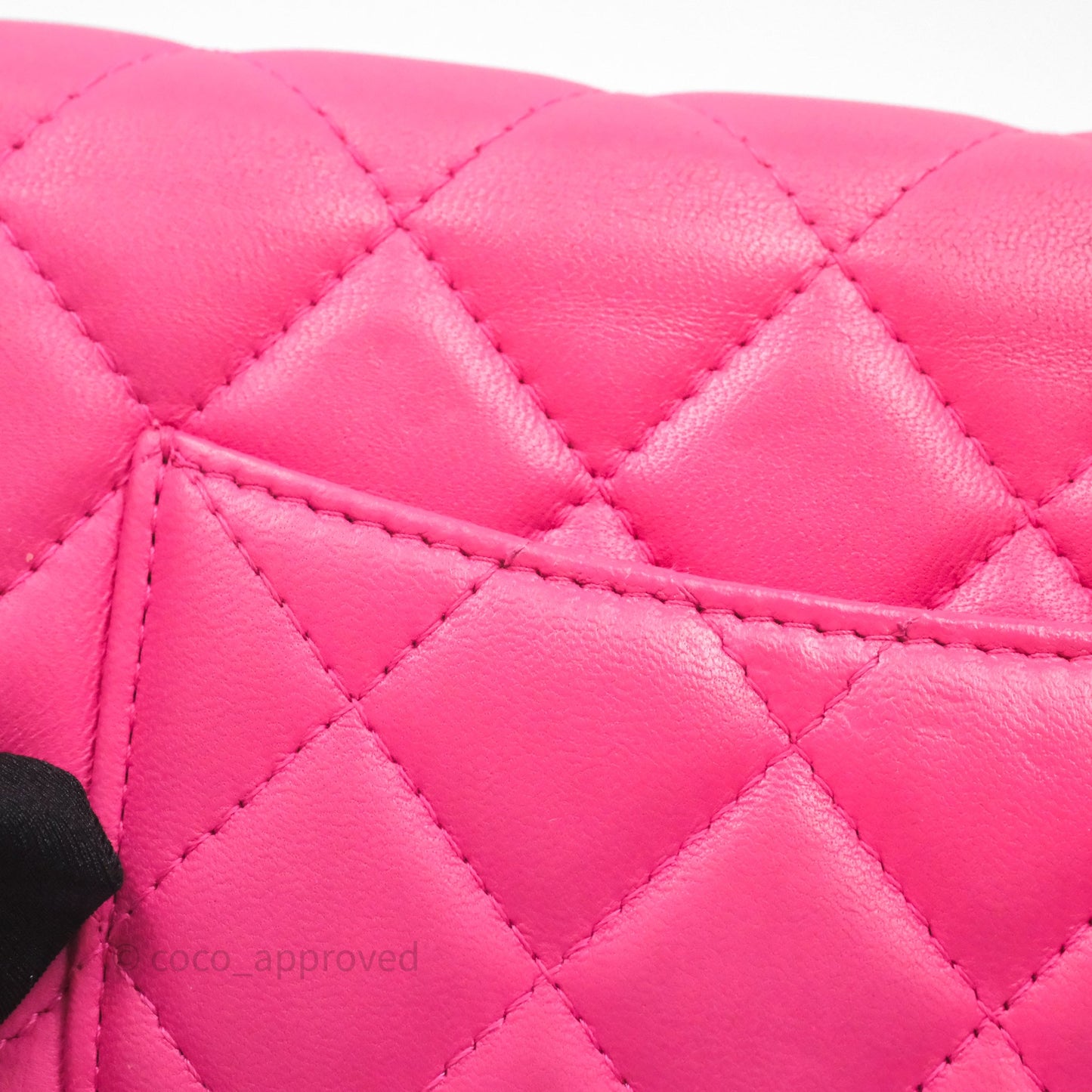 Chanel Quilted Wallet on Chain WOC Pink Lambskin Silver Hardware