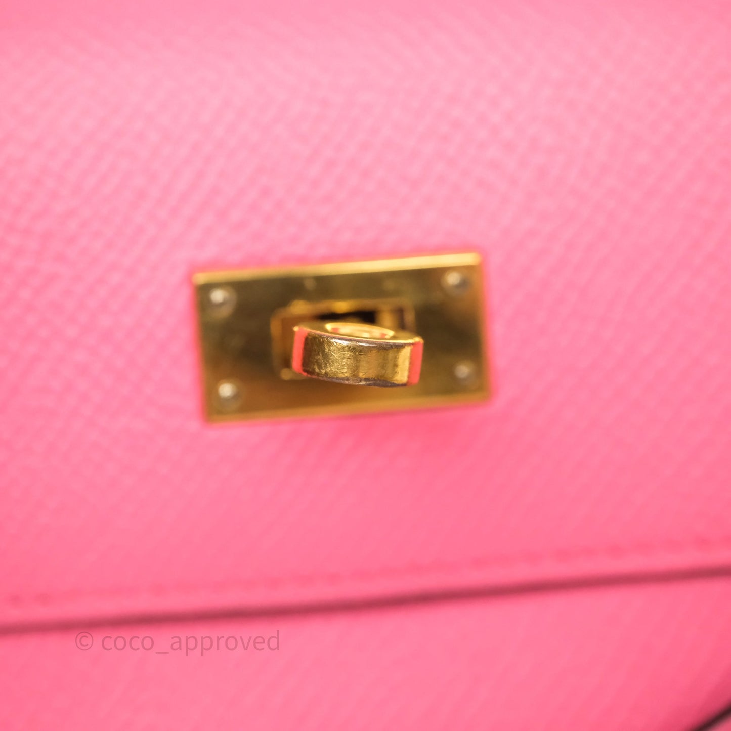 Hermès Kelly Depliant Medium Wallet Rose Epsom Gold Hardware