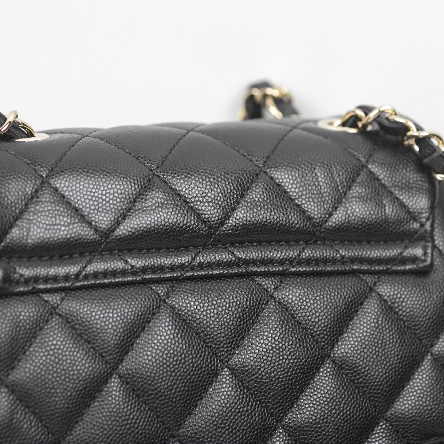 Chanel Mini Urban Spirit Backpack Black Caviar Gold Hardware 23S