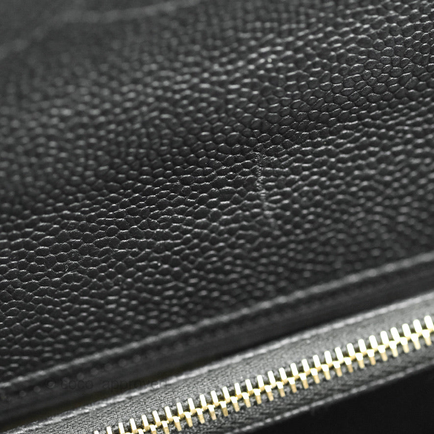 Chanel Chic Affinity Small Grained Calfskin Black Aged Gold Hardware