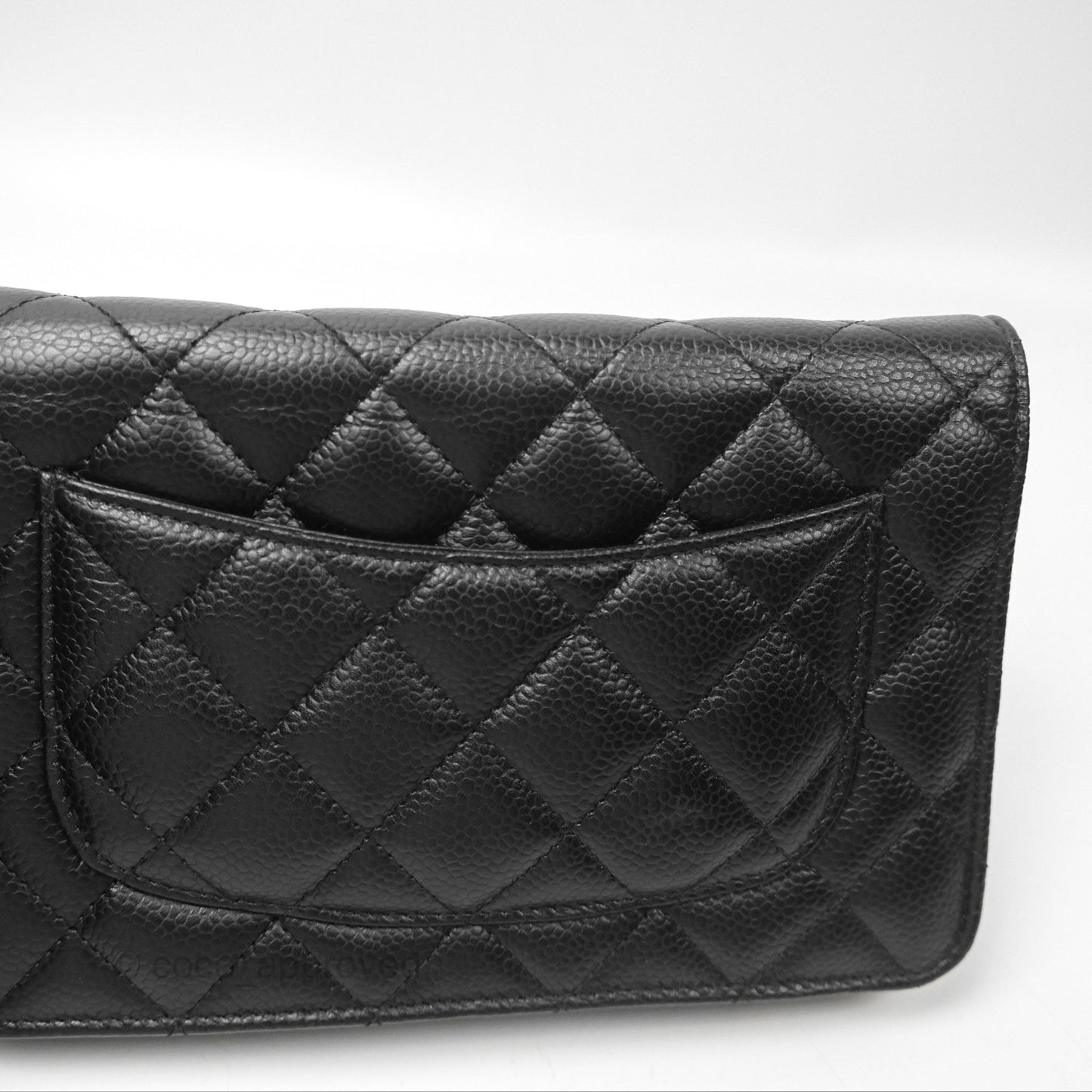 Chanel Quilted Classic Wallet On Chain WOC Black Caviar Gold Hardware