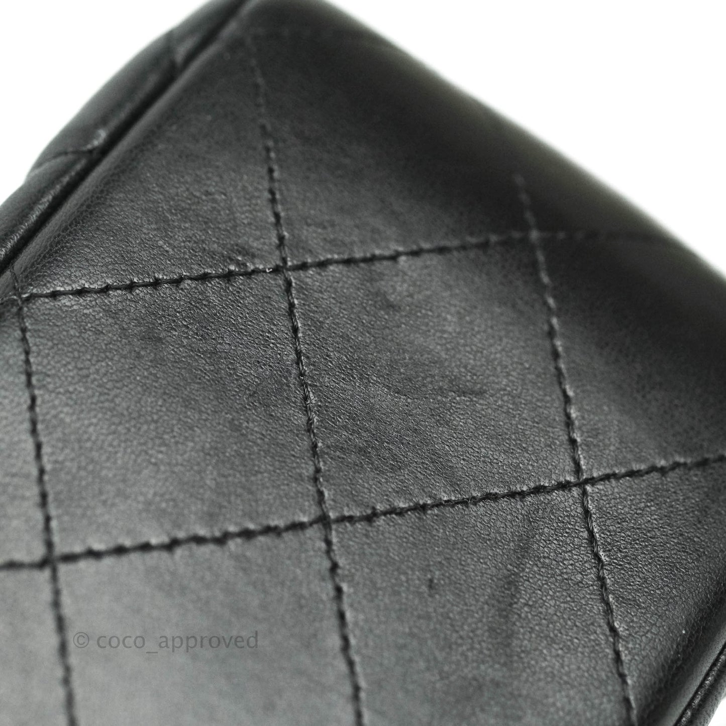 Chanel Jumbo Double Flap Black Lambskin Silver Hardware⁣⁣