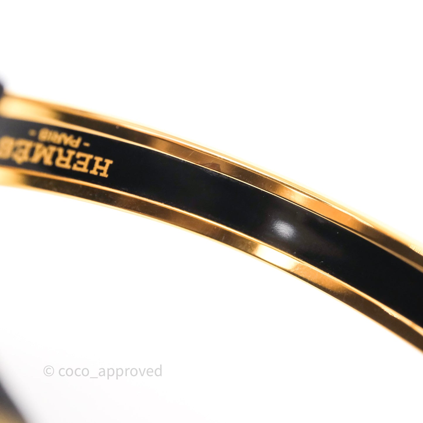 Hermès Bangle Blue Gold Hardware