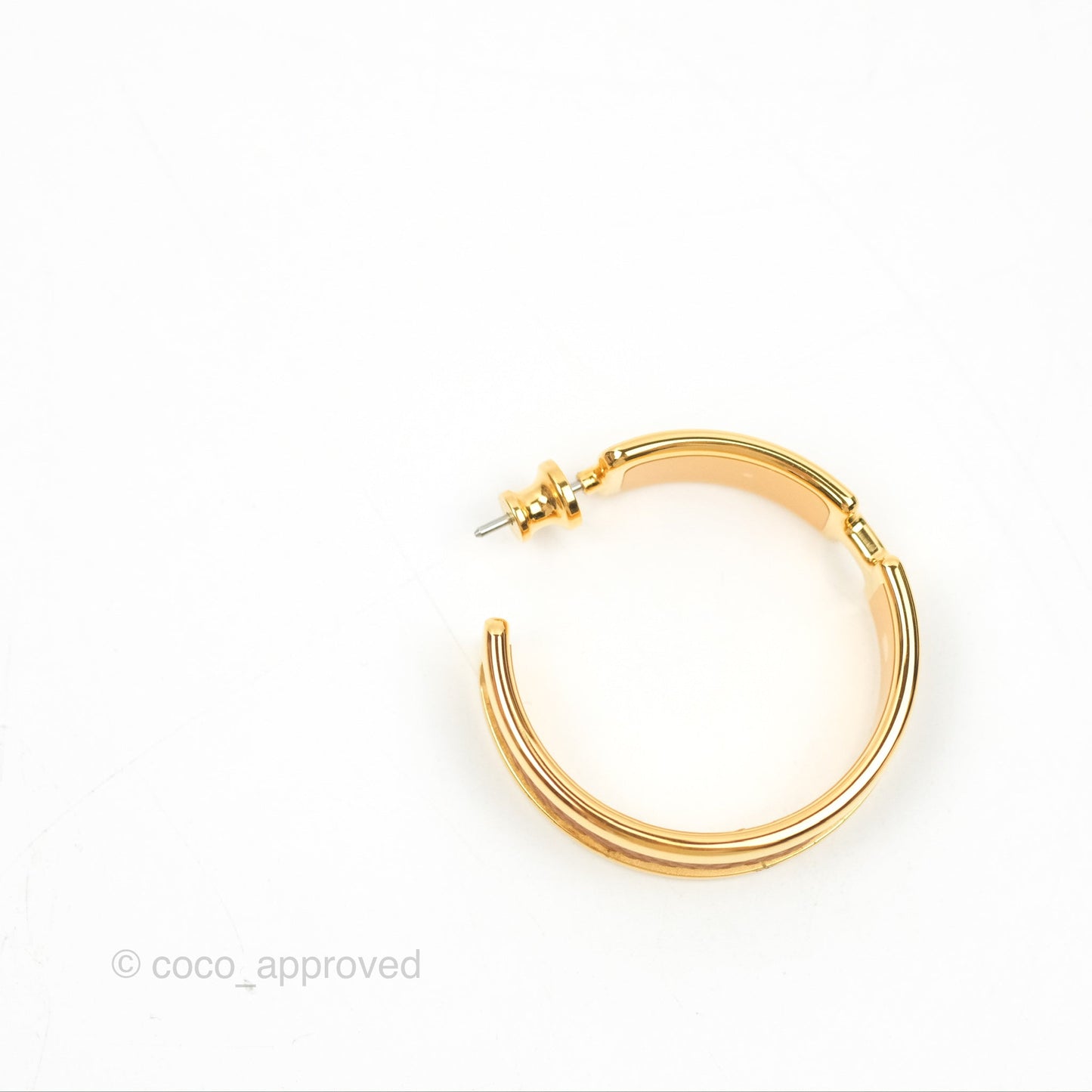 Hermès Olympe Earrings Gold Gold Hardware