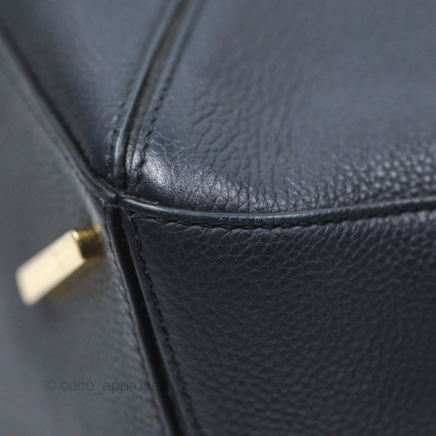 Loewe Medium Puzzle Bag Navy Calfskin Gold Hardware