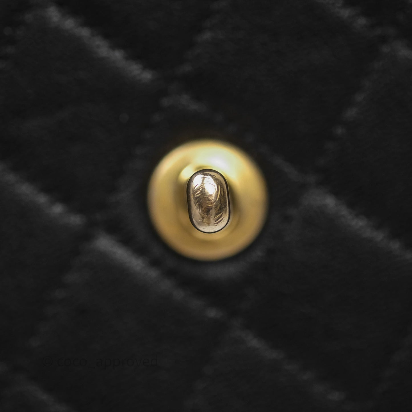 Chanel Quilted Chic Logo Pearls Flap Black Goatskin Aged Gold Hardware