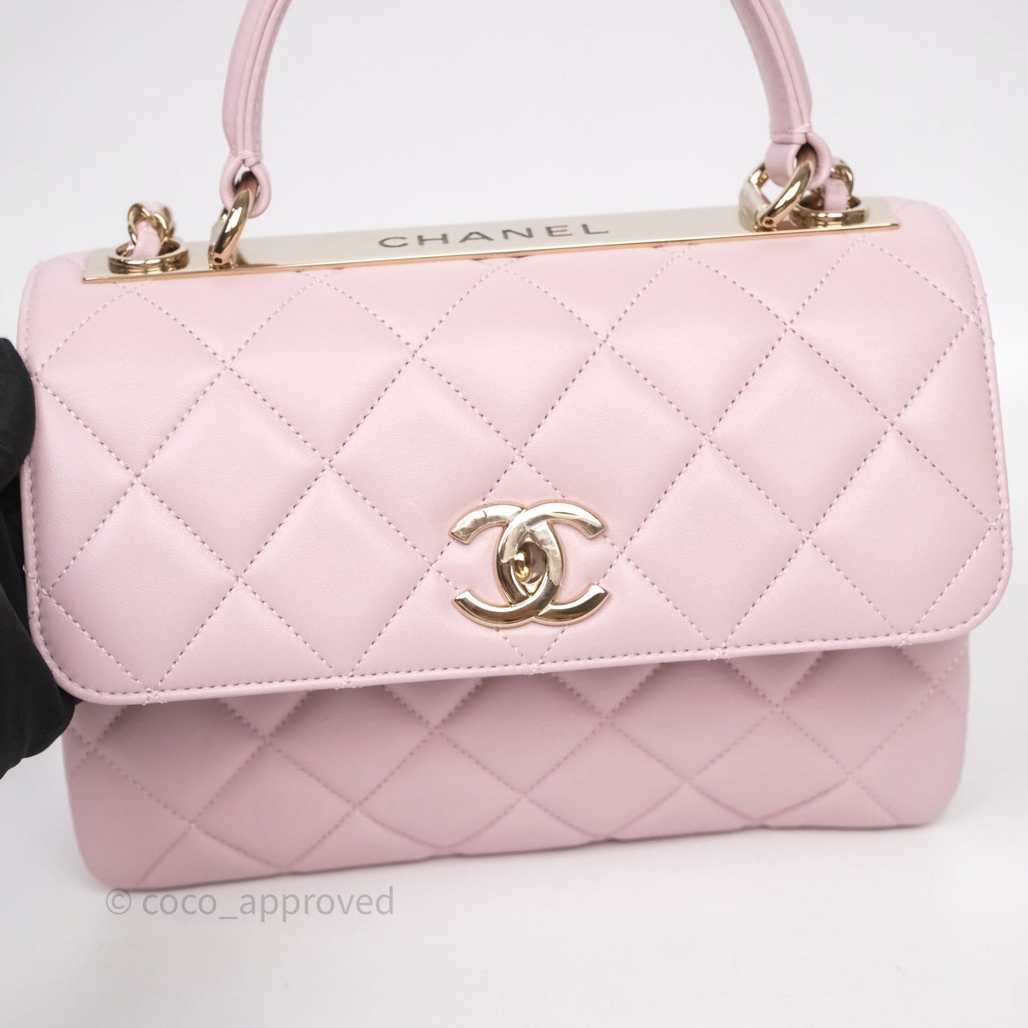 Chanel Small Trendy CC Lilac Lambskin Gold Hardware