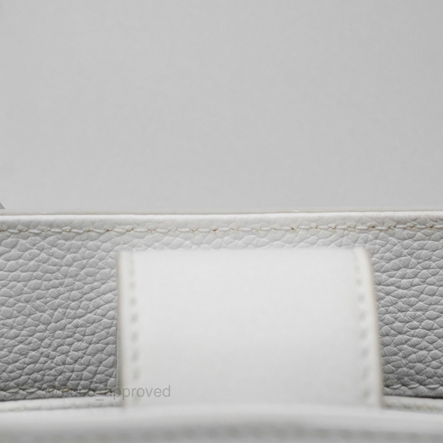 Chanel Mini Neo Executive Shopper Tote White Grained Calfskin Silver Hardware