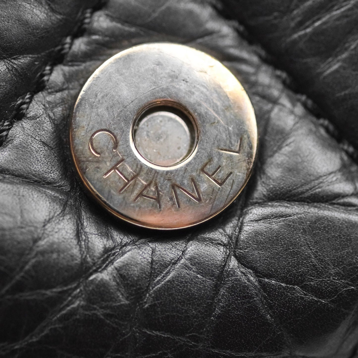 Chanel Quilted Lady Braid Bowler Bag Black Calfskin Silver Hardware