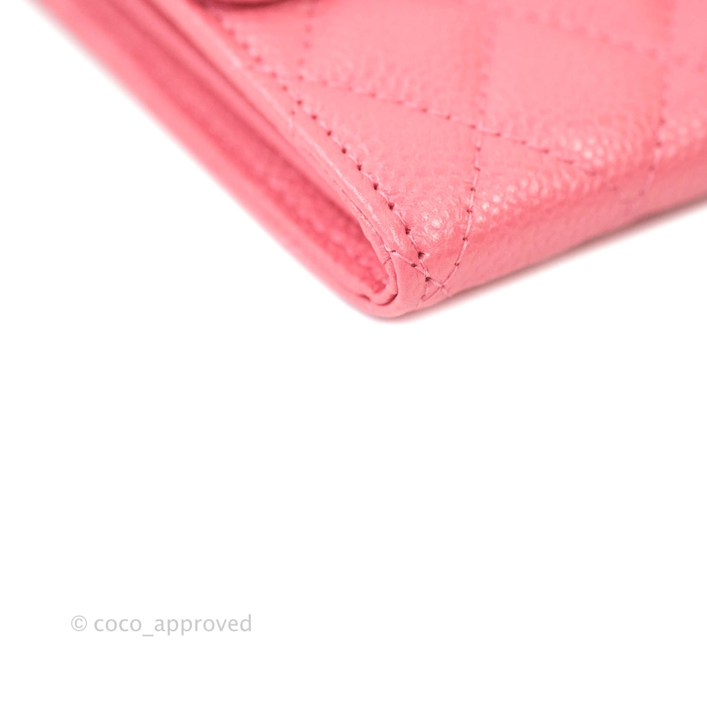 Chanel Classic Flap Wallet Pink Caviar Gold Hardware⁣ 18S