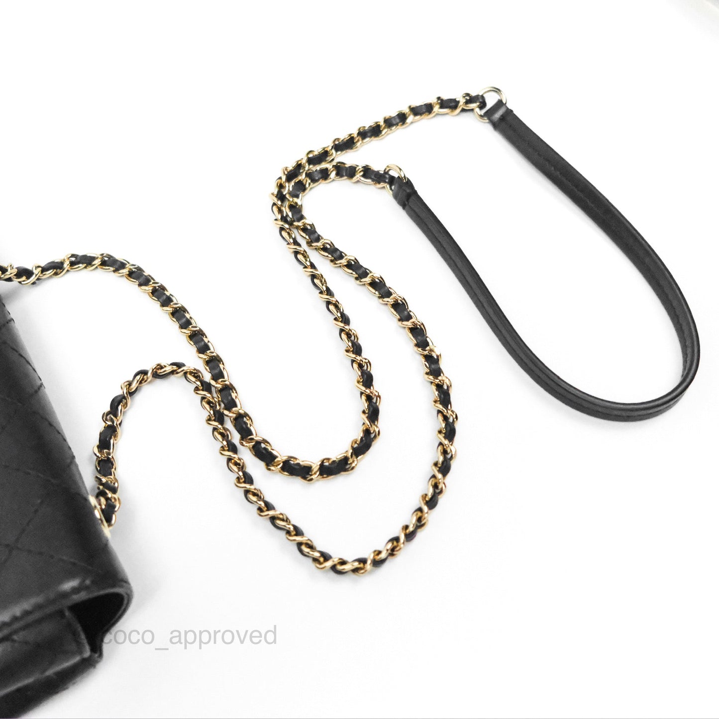 Chanel Calfskin Stitched Small Flap Bag Black
