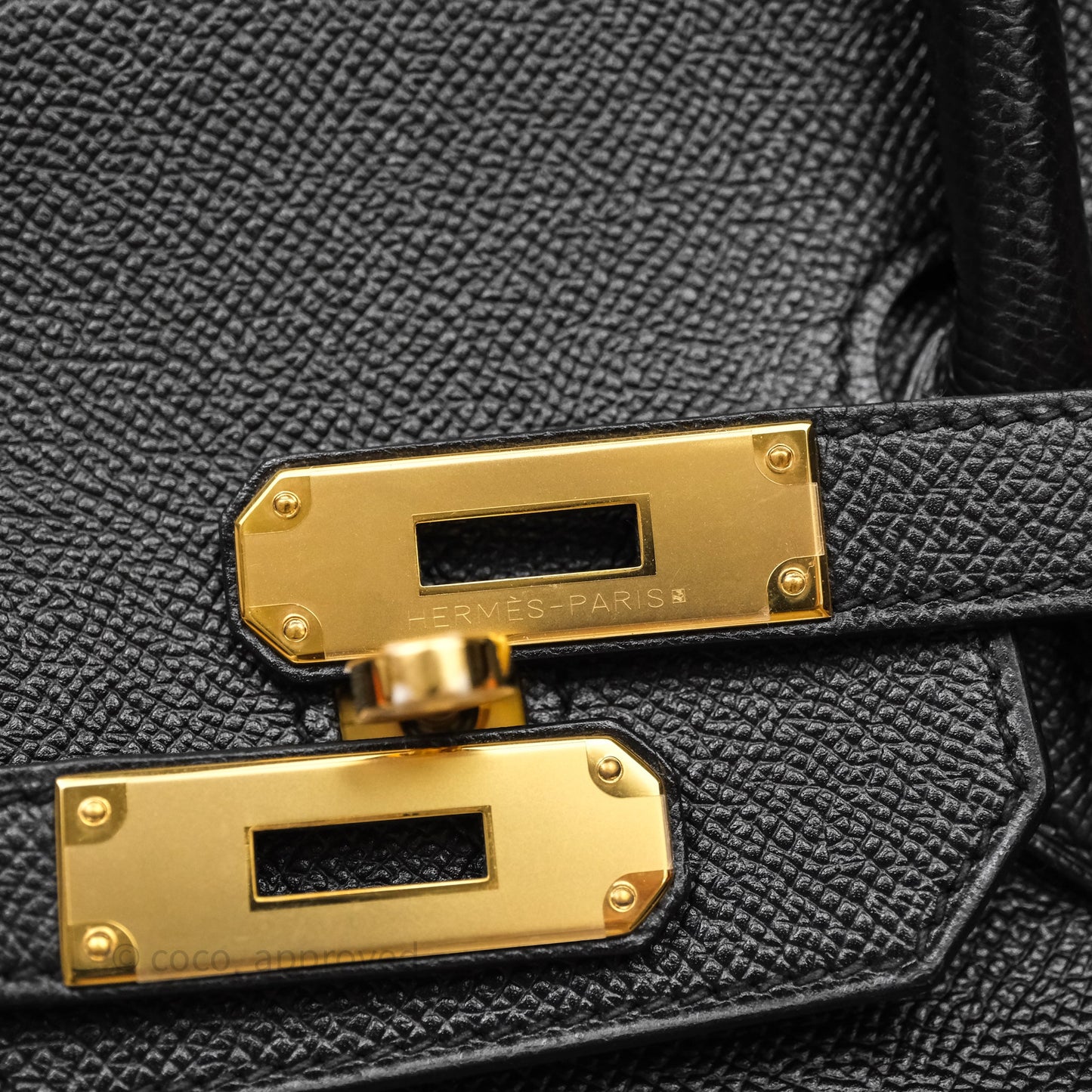 Hermès Birkin 35 Black Noir 89 Epsom Gold Hardware