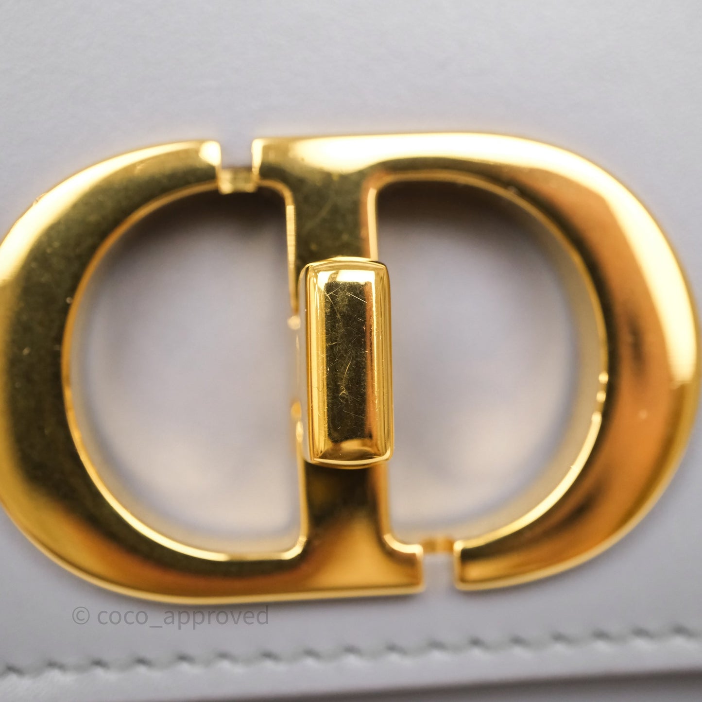 Dior 30 Montaigne Avenue Bag Grey Box Calfskin