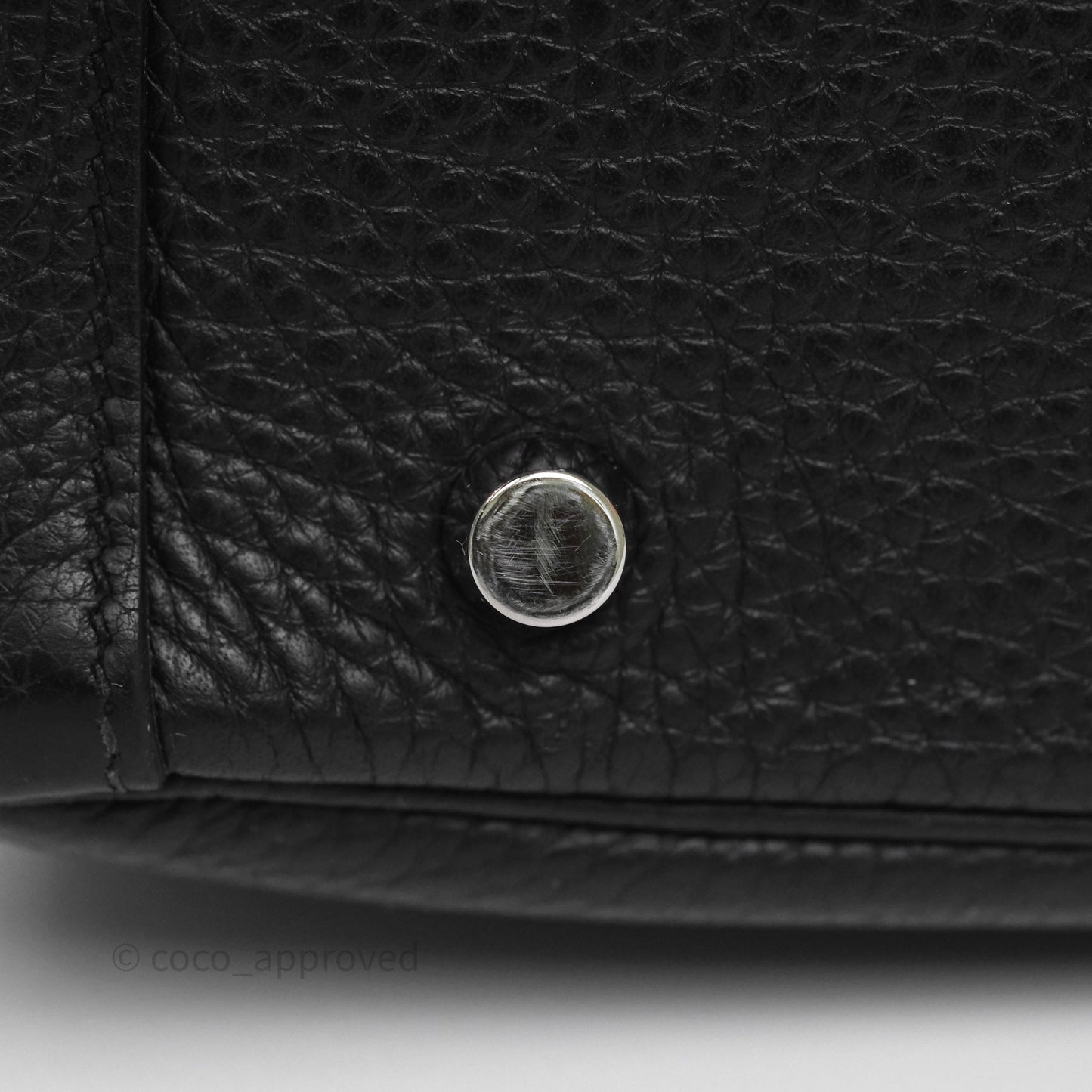 Hermès Lindy 30 Black Clemence Palladium Hardware