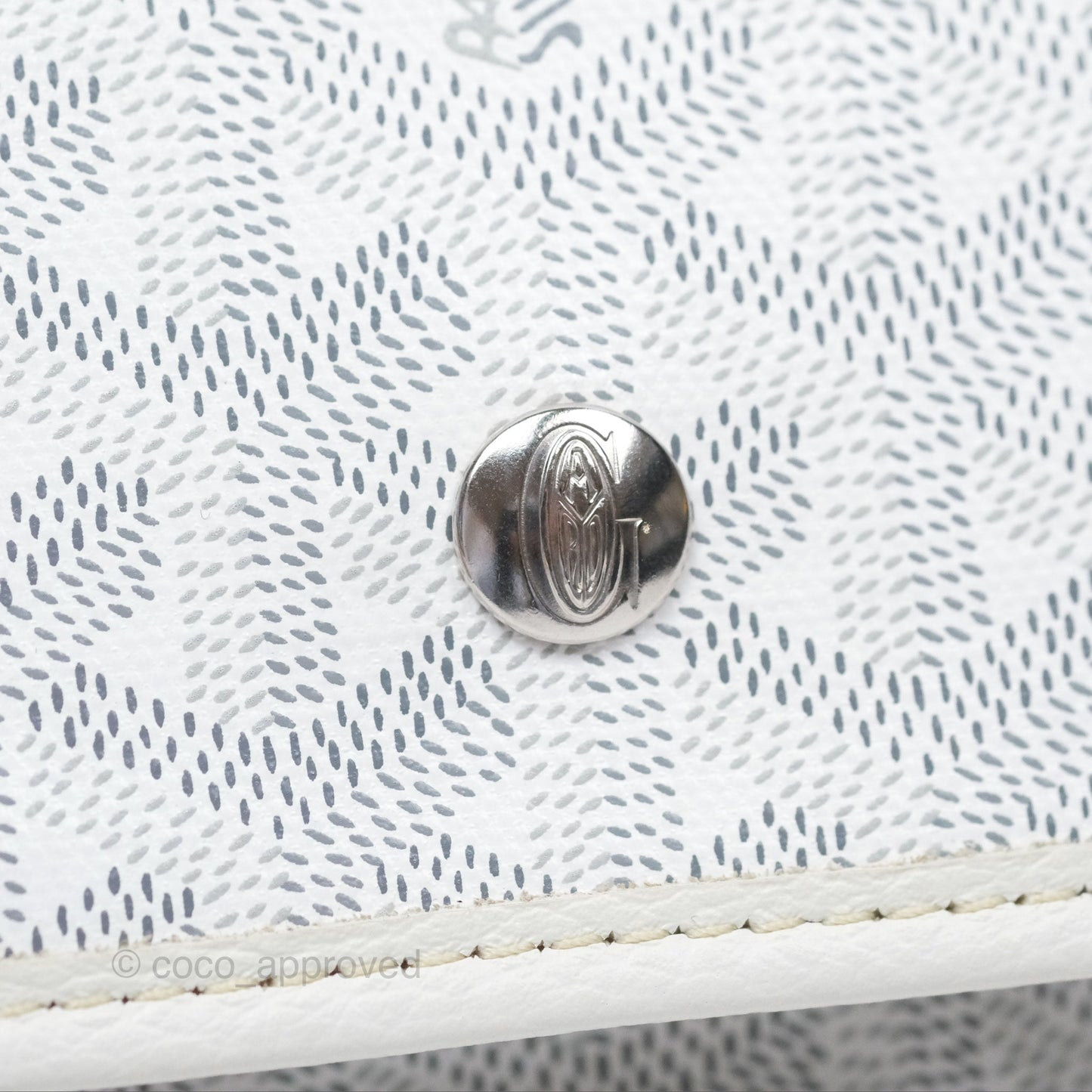 Goyard Plumet Pocket Wallet White