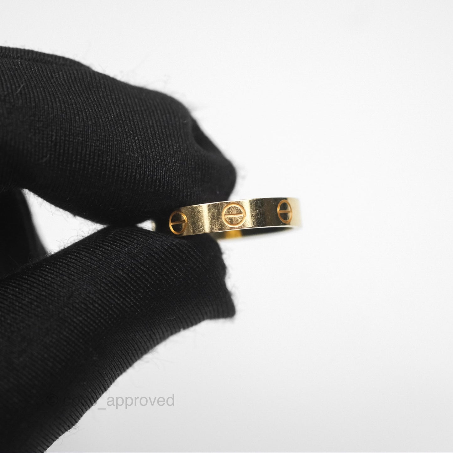 Cartier Love Band Ring Yellow Gold