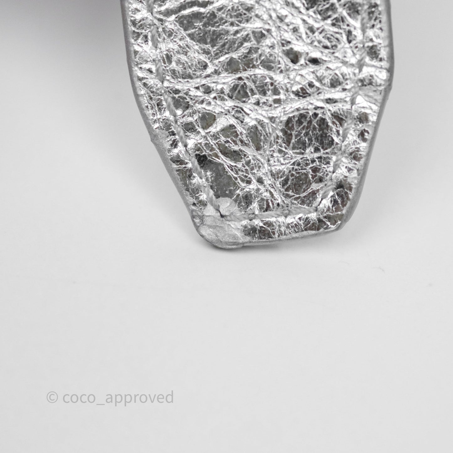 Balenciaga Le Cagole Shoulder Bag Metallic Silver
