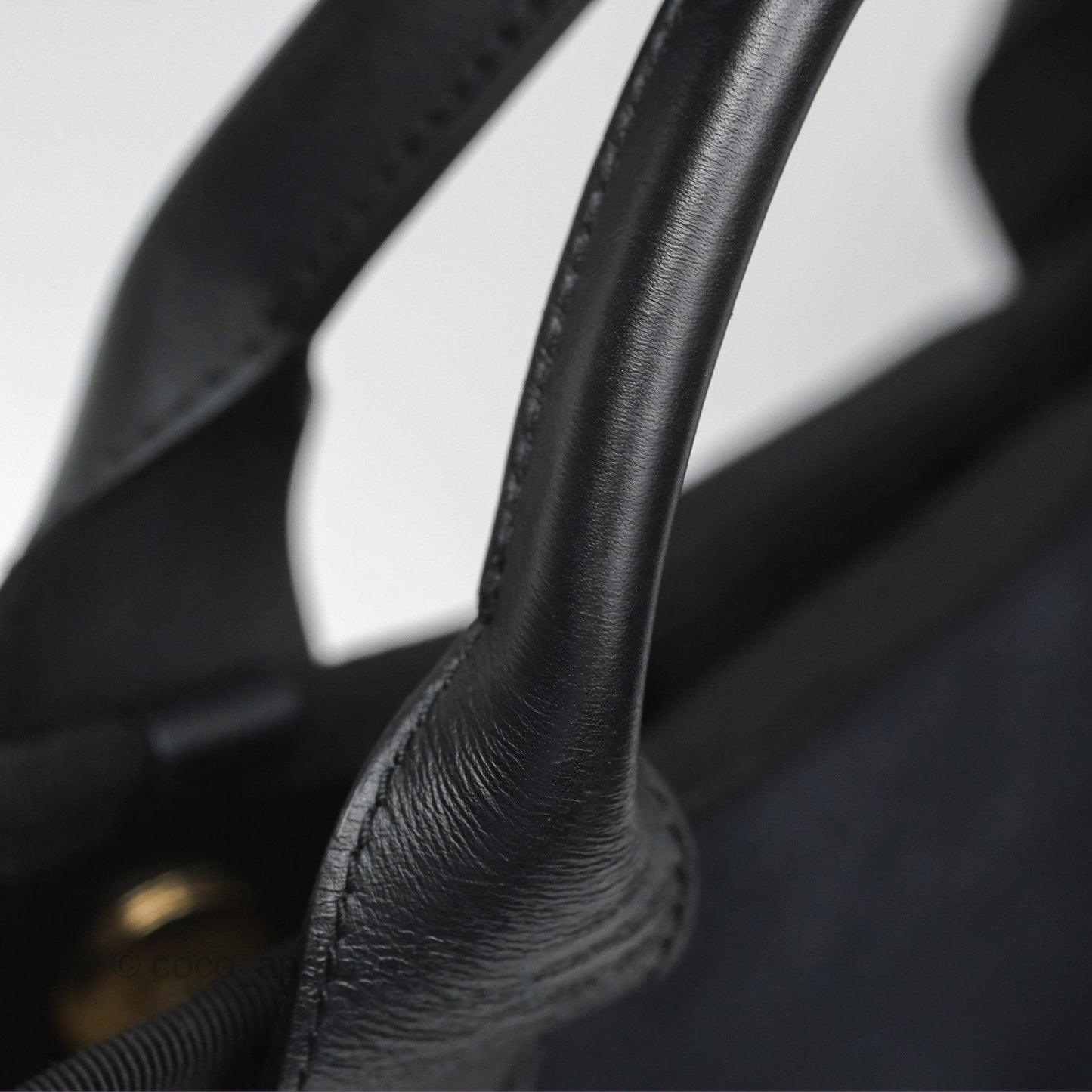 Chanel New Small Deauville Navy Canvas