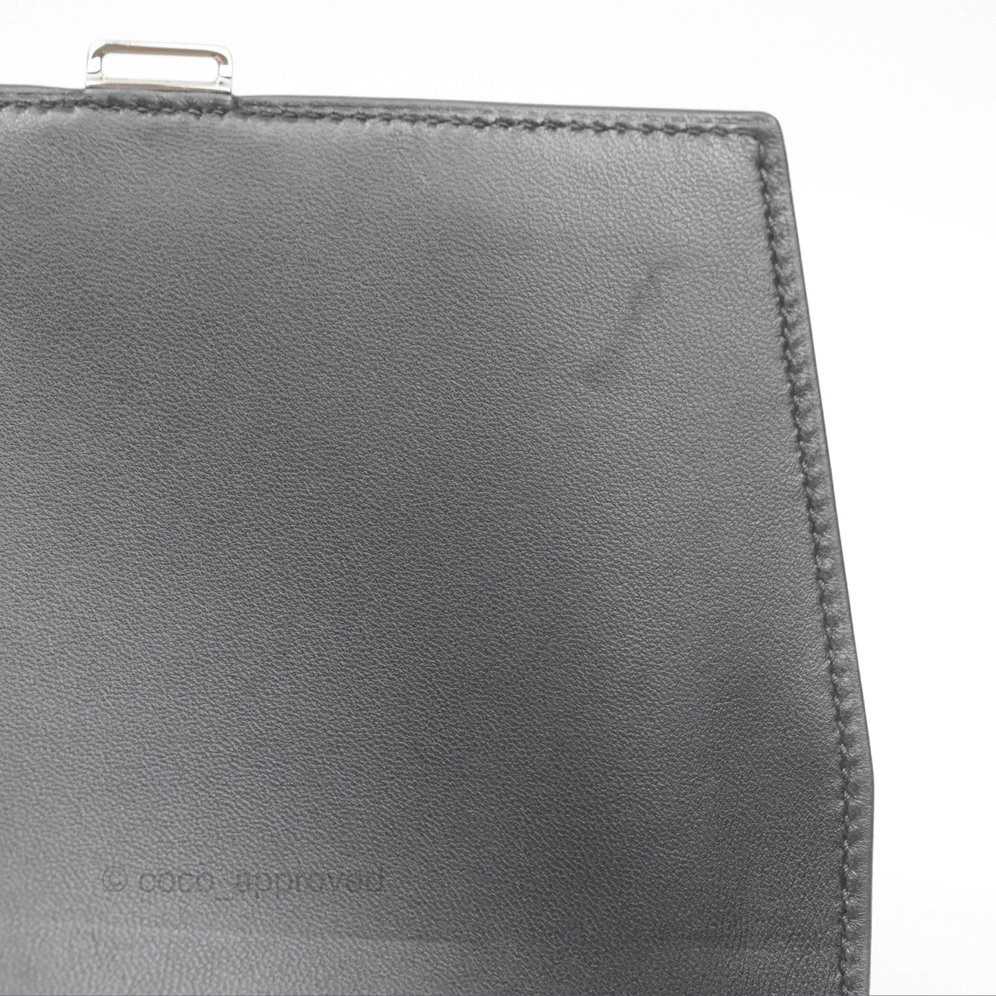 Hermès Della Cavalleria Mini Bag Noir 89 Epsom Palladium Hardware