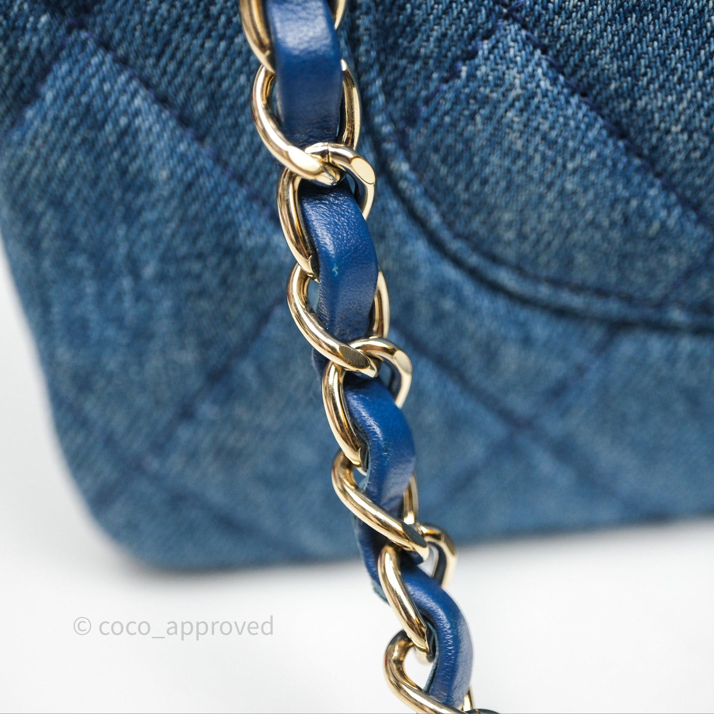 Chanel Small Trendy CC Denim Gold Hardware