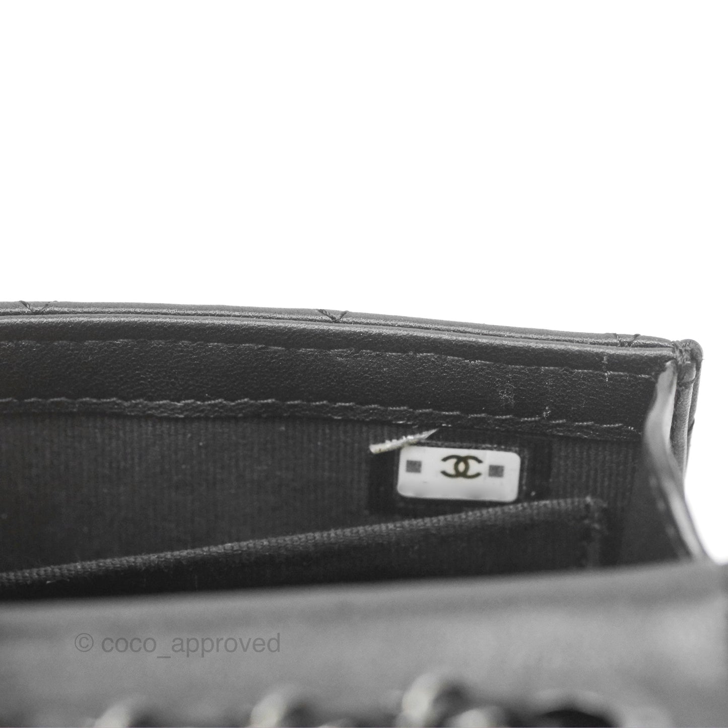 Chanel Mini Trendy CC Clutch With Chain Quilted So Black Lambskin