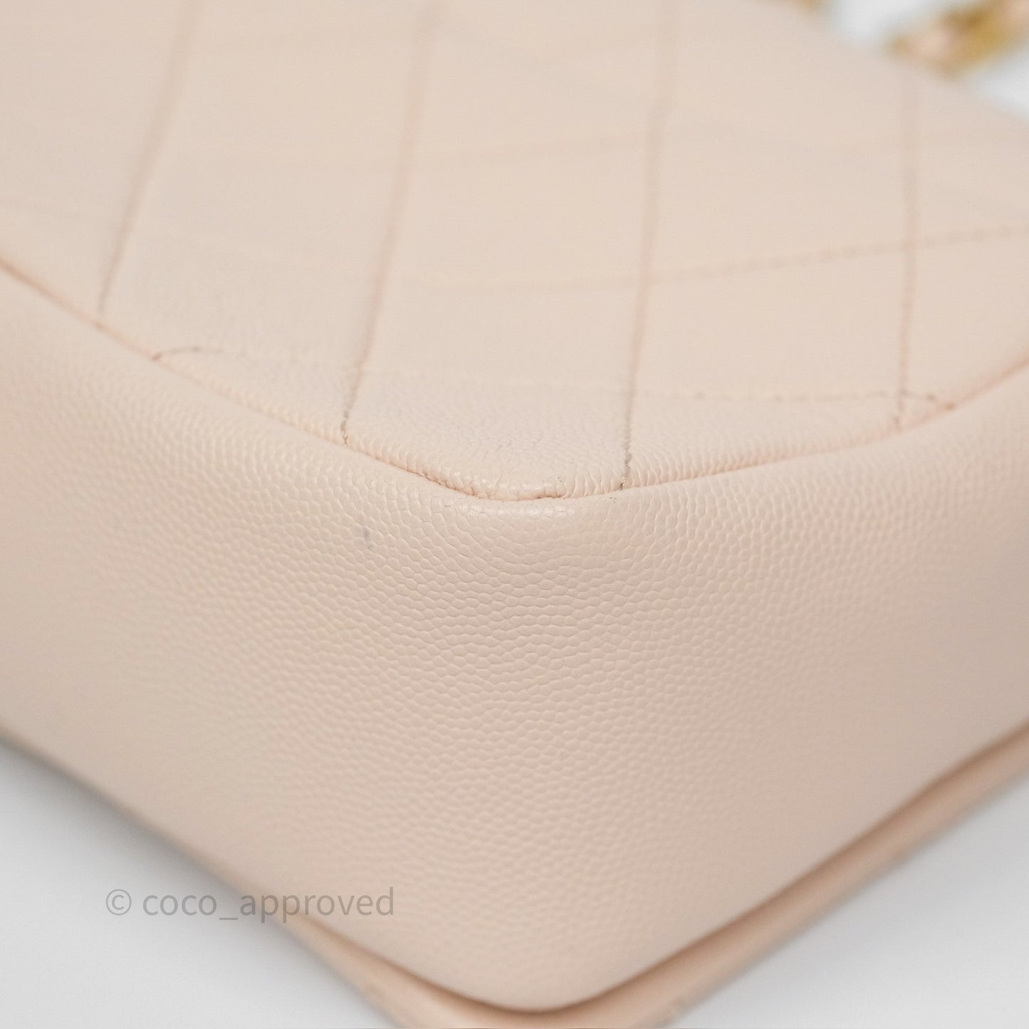 Chanel Small Fashion Therapy Flap Bag Light Pink Caviar Aged Gold Hardware