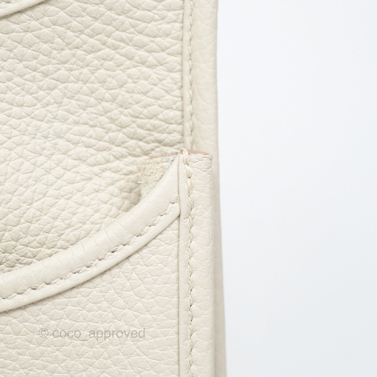 Hermes Evelyne III 29 Beton Clemence Palladium Hardware