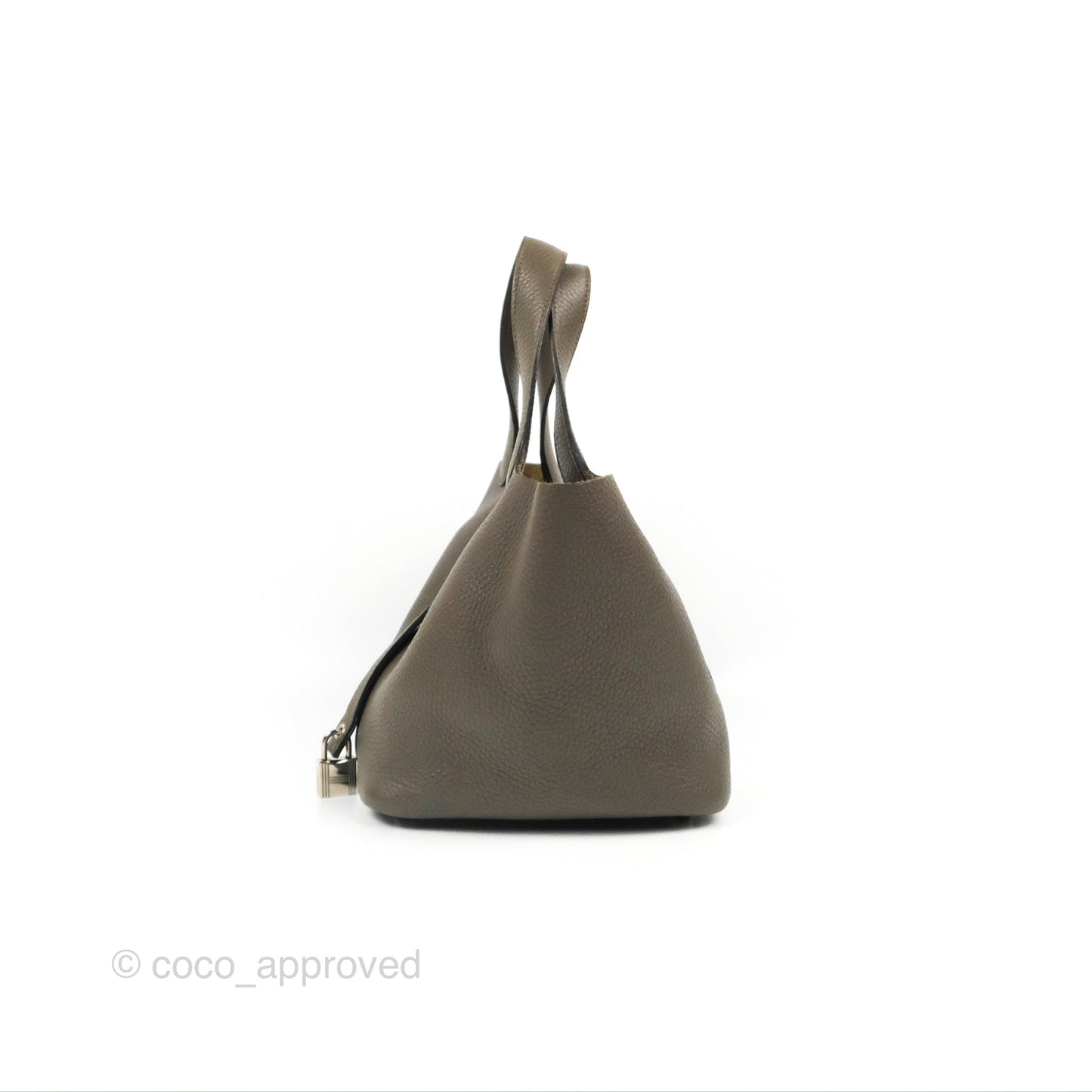 Hermès Picotin Lock 18 Etain Taurillon Clemence Palladium Hardware