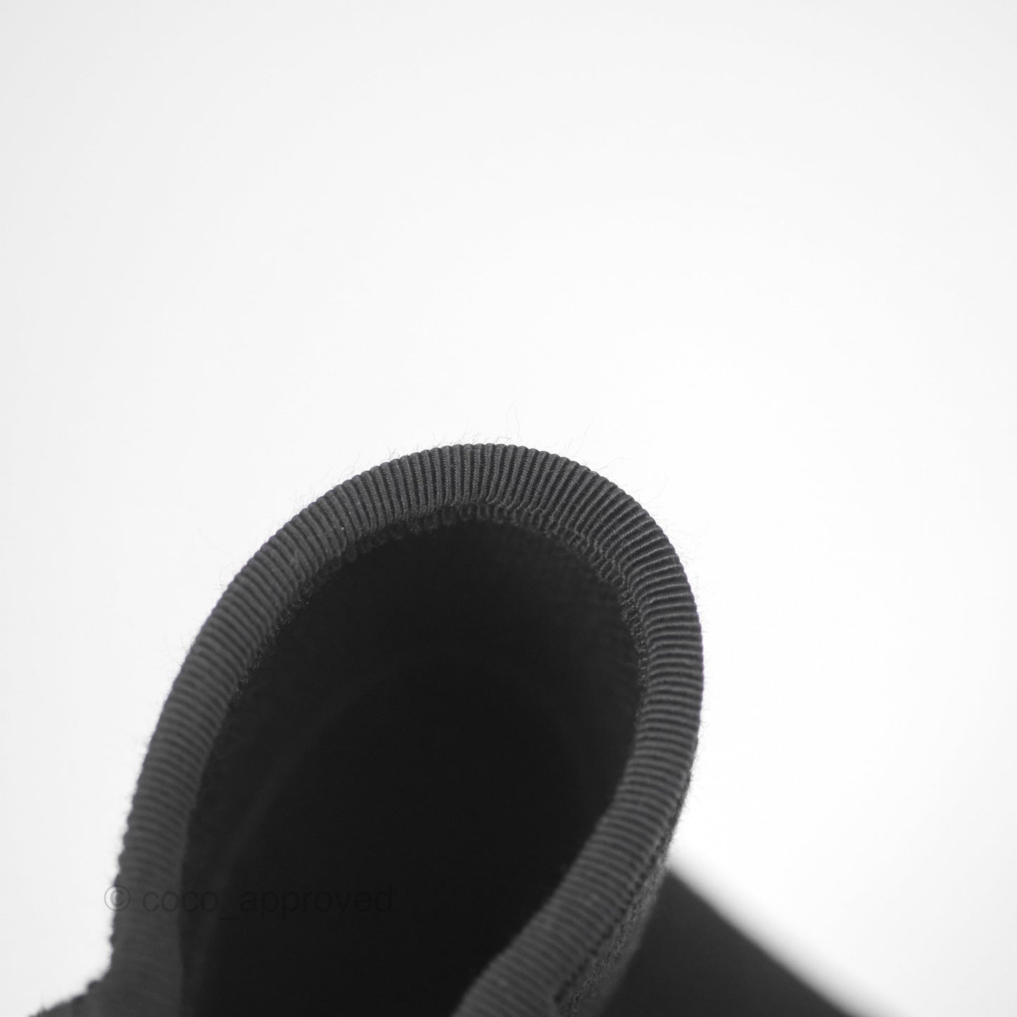 Chanel Medium Deauville Black Canvas Imitation Pearl