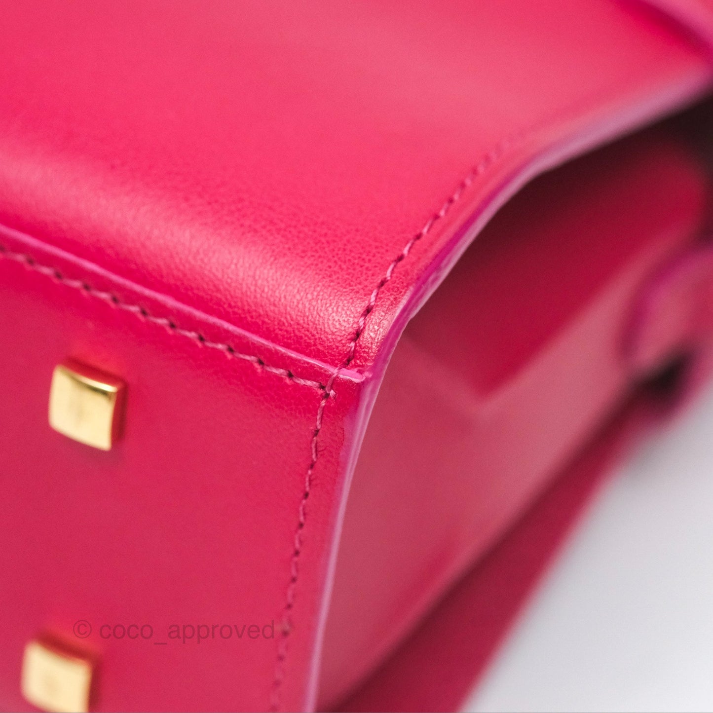 Delvaux Tempête Mini in Silky Calf Framboise