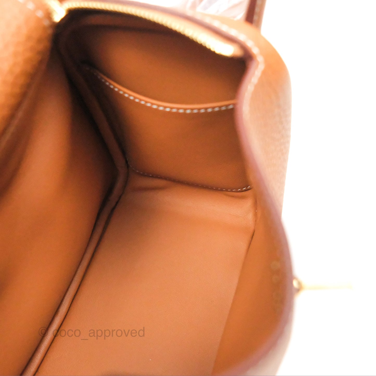 Hermès Mini Lindy 20 Gold Clemence Gold Hardware