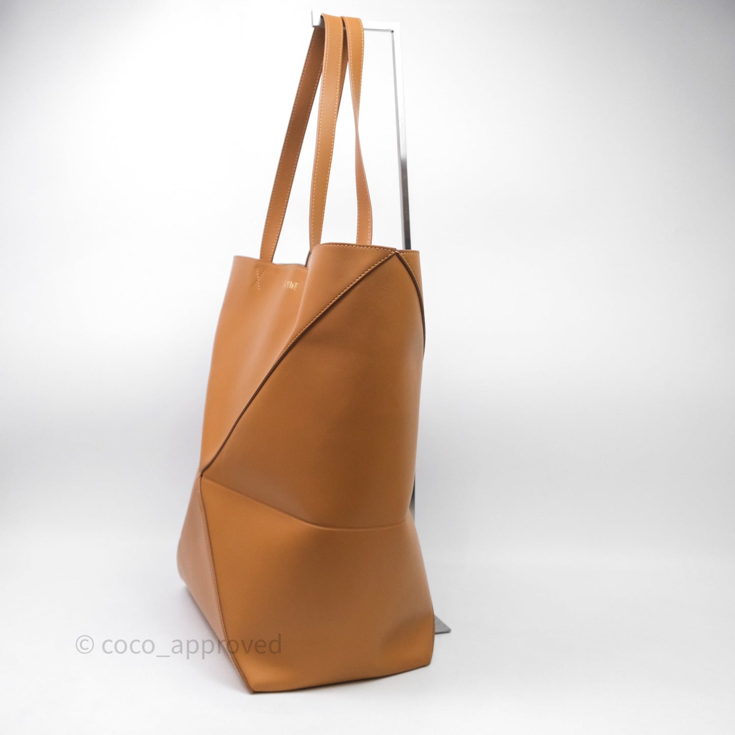 Loewe Puzzle Fold XL Warm Desert Leather Tote Bag