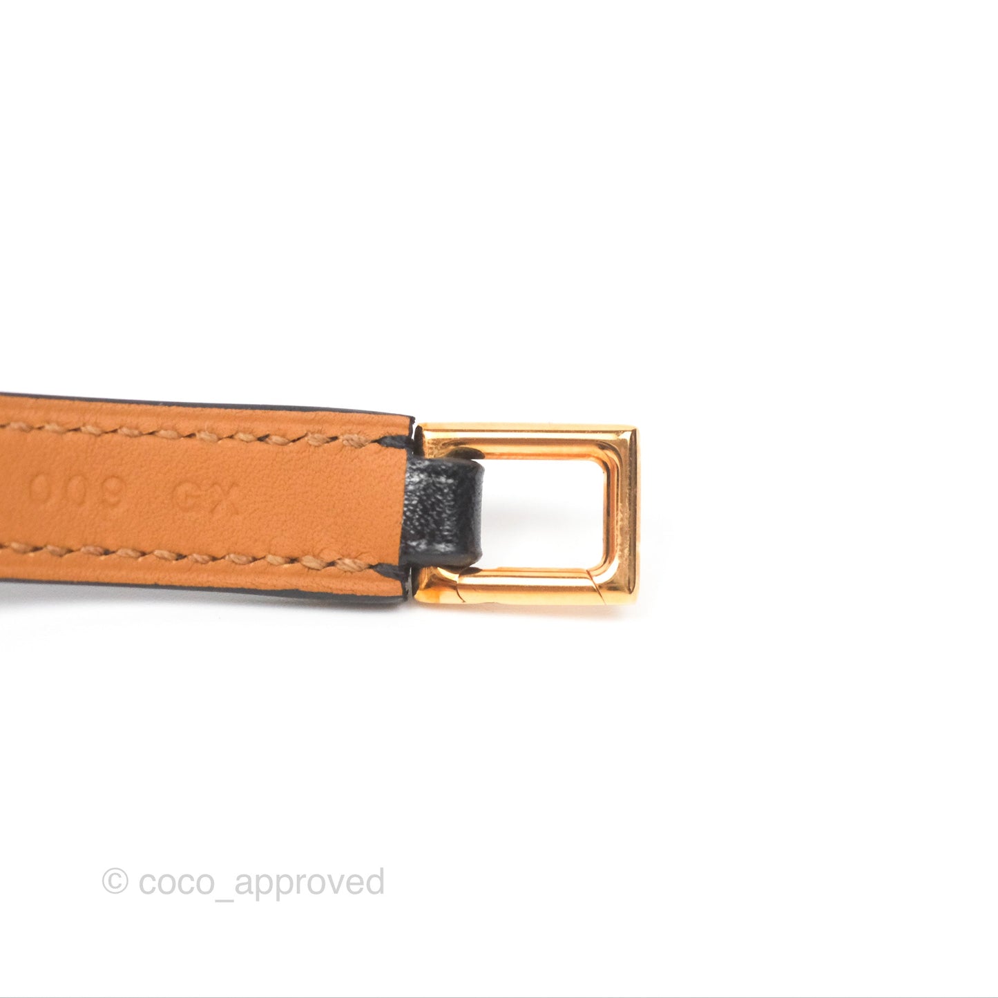 Hermès Rivale Double Tour Bracelet Black Box Leather Gold Hardware