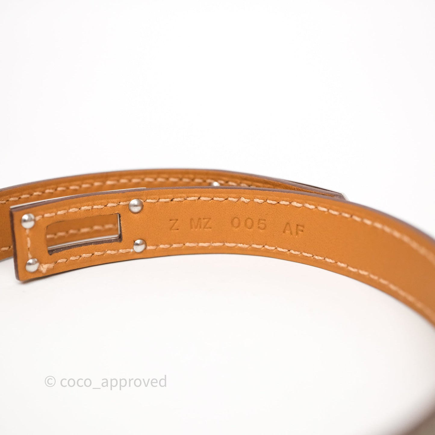 Hermès Kelly Double Tour Bracelet Etoupe Epsom Palladium Hardware