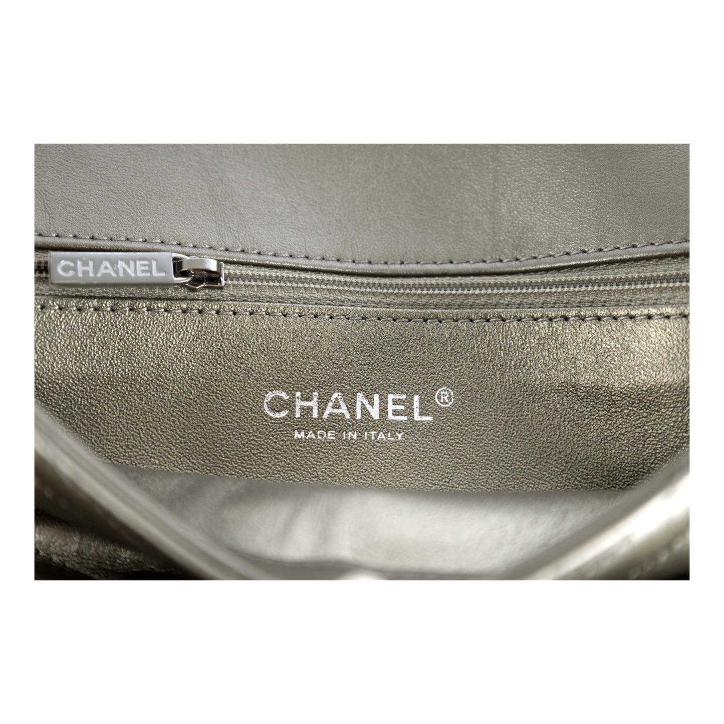 CHANEL Chanel Embelished 'Chain Sequins' Chevron Flap Bag
