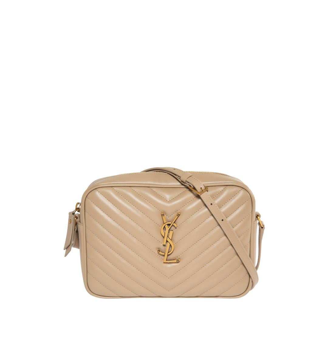 Luxury Saint Laurent Women's Lou Camera Bag in Dkbeige | 761554DV707