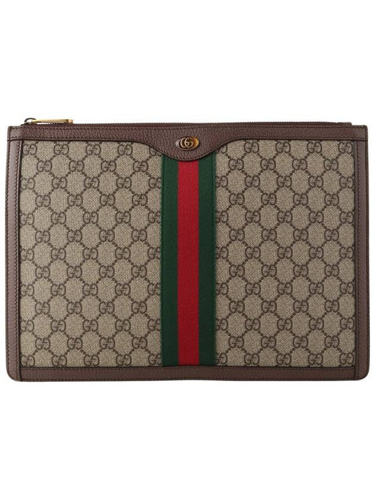 Luxury Gucci Trending 2025 523359 GG Supreme Ophidia Portfolio Clutch Bag 34092Y