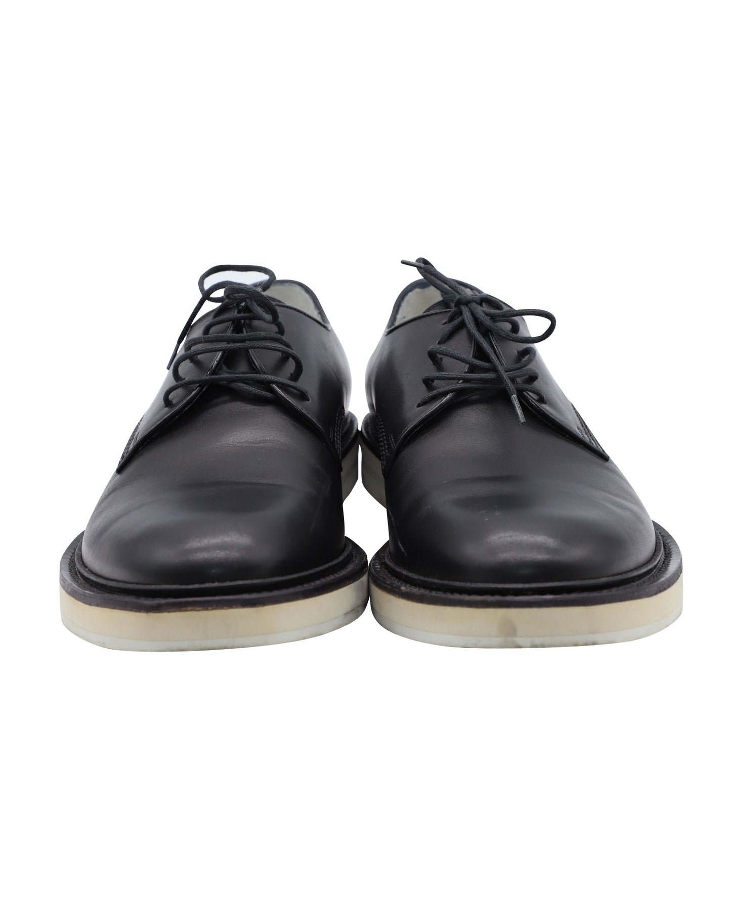 Luxury Gucci Trending 2025 Lace-Up Derby Shoes in Black Leather