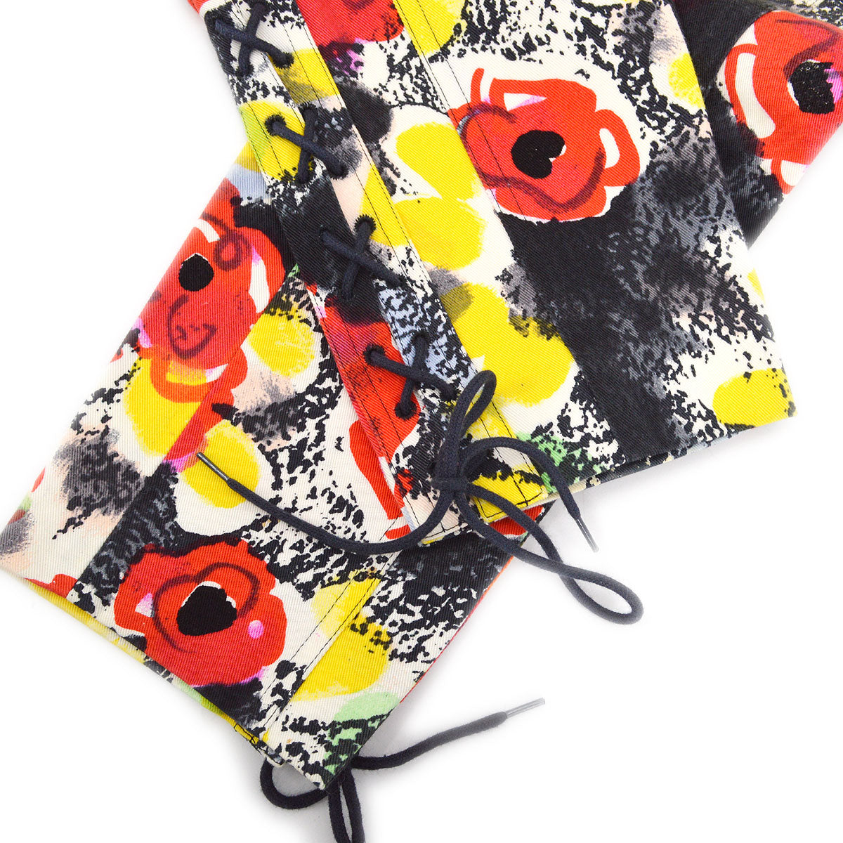 Luxury Chanel 1997 Spring camellia-print slim-cut trousers #38