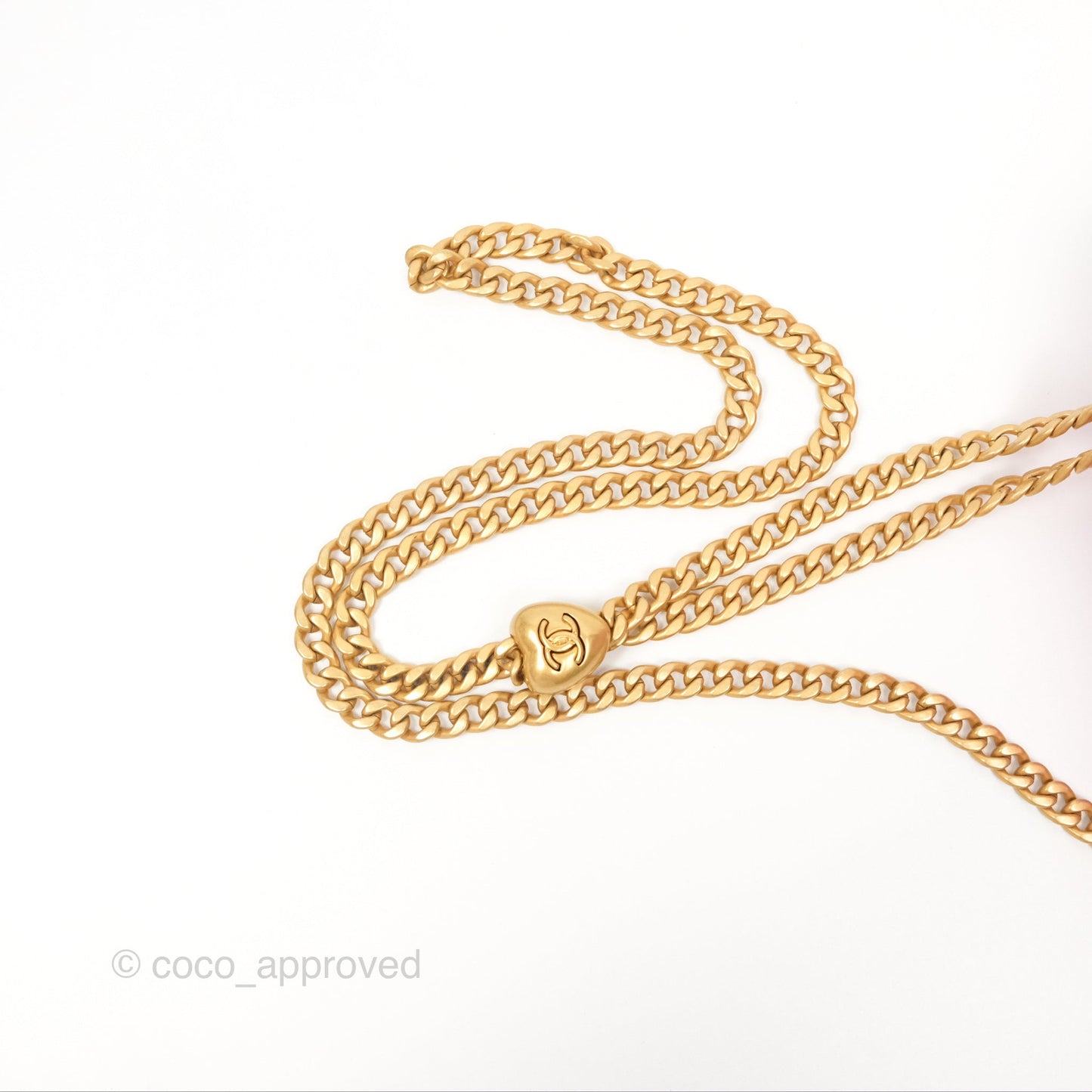 Chanel Vanity with Heart Adjustable Chain Pink Caviar Aged Gold Hardware