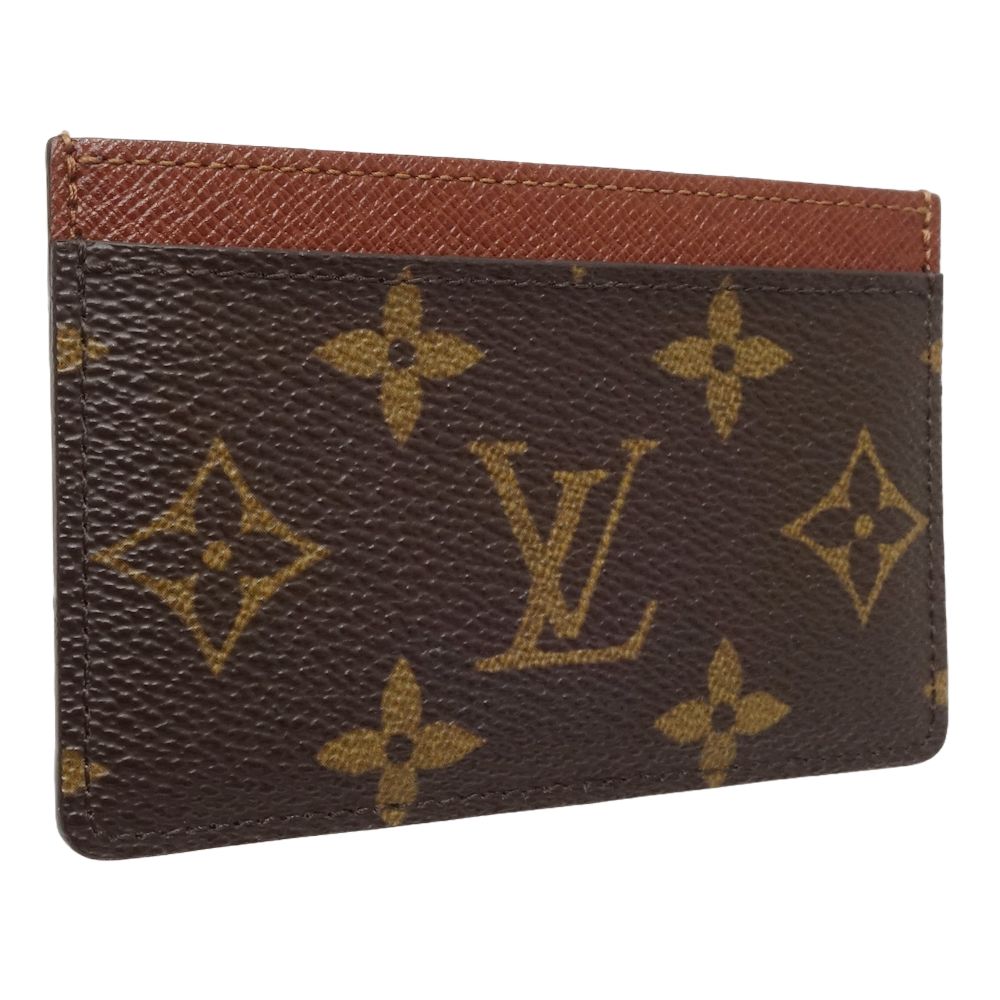 Louis Vuitton Monogram Card Case M61733 Brown