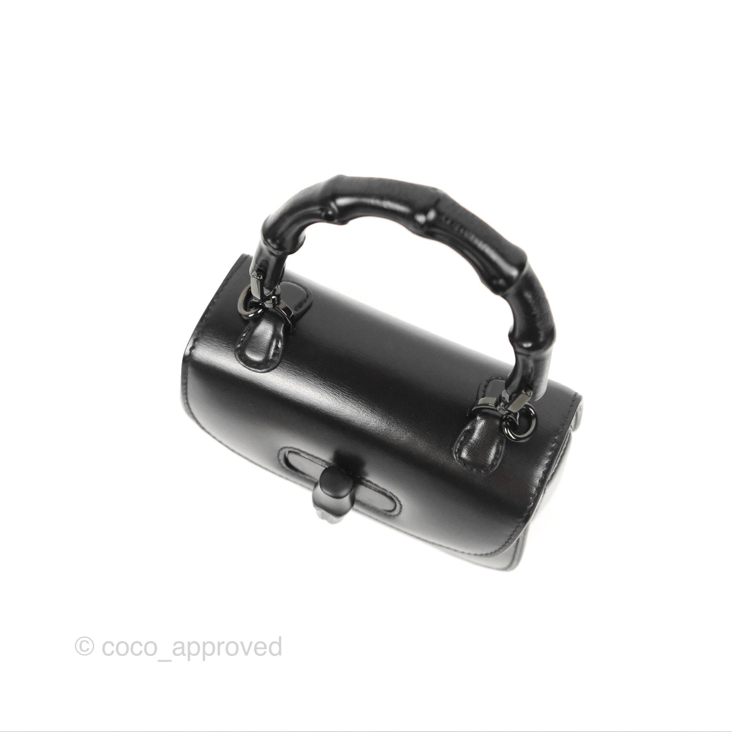 Gucci Bamboo 1947 Mini Top Handle Bag Black