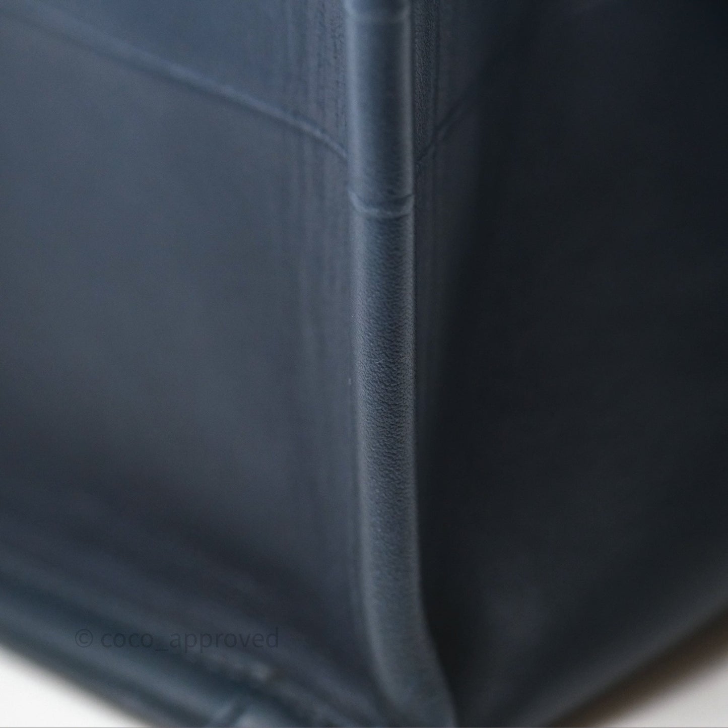 Christian Dior Medium Book Tote Blue Calfskin