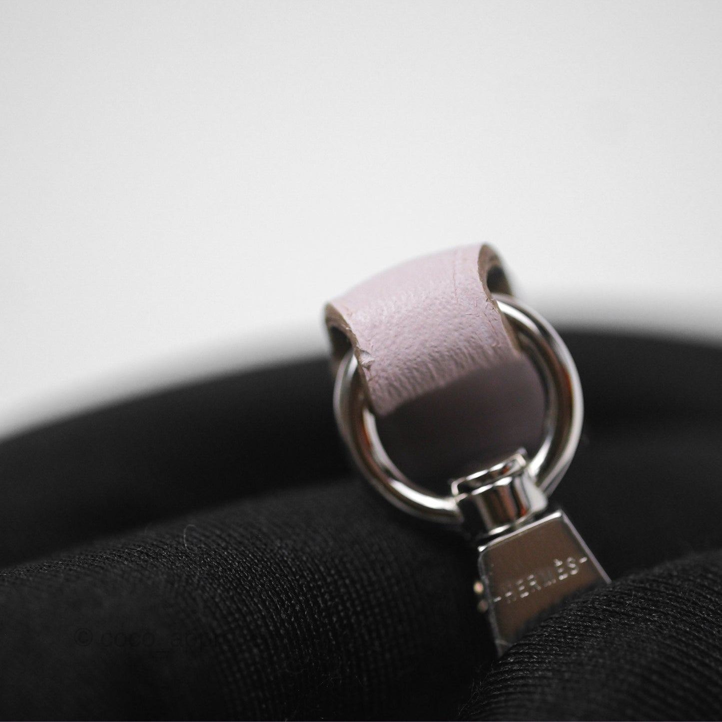 Hermès Bolide Mini 1923 Evercolor Mauve Pale 09/ Caramel 28 Palladium Hardware