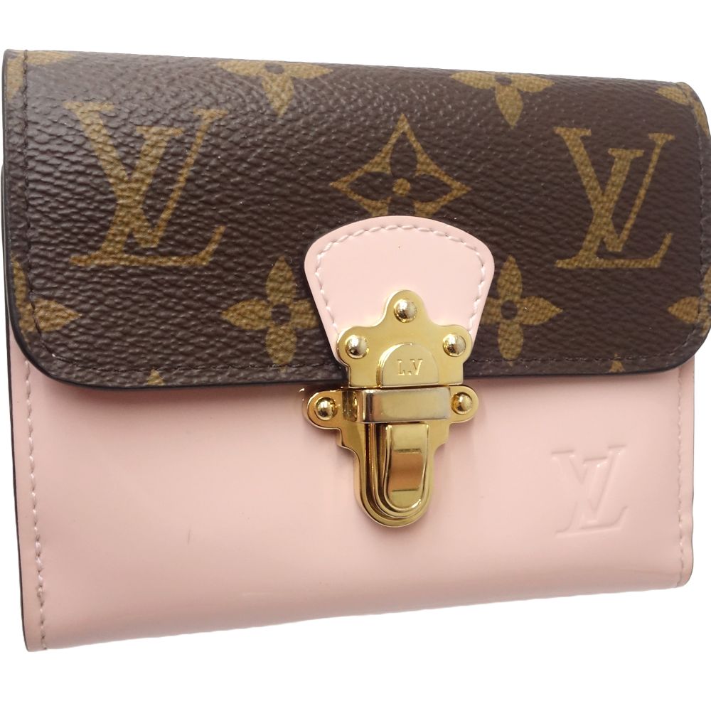 Louis Vuitton Louis Vuitton Monogram Trifold Wallet Cherrywood Compact Canvas Short Wallet M61911 in New Condition