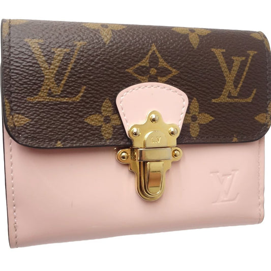 Louis Vuitton Louis Vuitton Monogram Trifold Wallet Cherrywood Compact Canvas Short Wallet M61911 in New Condition