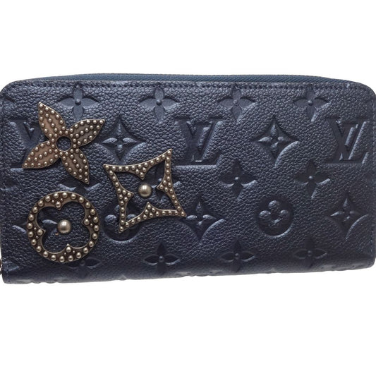Louis Vuitton Zippy Wallet Flower Studs