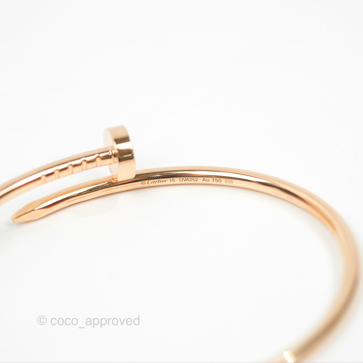 Cartier Small Juste Un Clou Bracelet Pink Gold